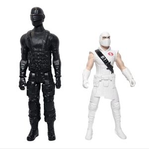 Set of 2 GI Joe Figures Snake Eyes and Storm Shadow